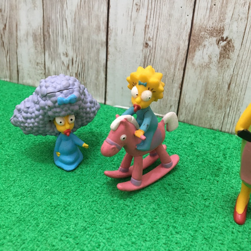 Miniaturas Simpsons - Maggie + Marge + Ned E Todd Flanders