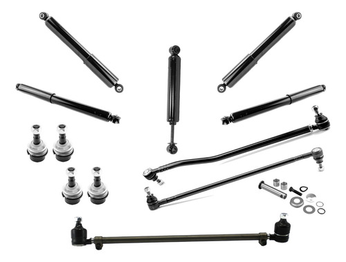 Kit Amortiguadores Rotulas Barras Perno Central Vw Combi 1.6