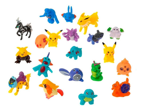 Mini Figuras De Acción Pokemón Set X24 