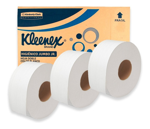 Papel Higienico Jumbo Sr Kleenex C/6 Rollos De 600 Mt 90607