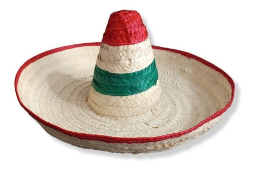 Sombrero Mexicano De Palma Mediano- Fiesta Mexicana + Regalo