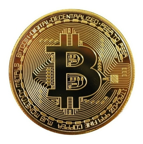 Moneda Bitcoin Física Coleccionable Con Cápsula