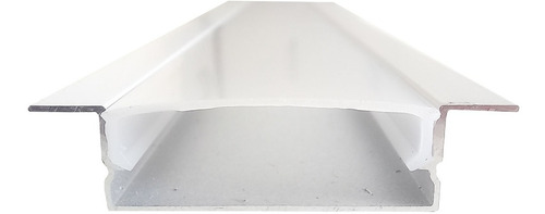 Kit 10 Perfil Alumínio 40x20mm Sobrepor Branco Para Fita Led