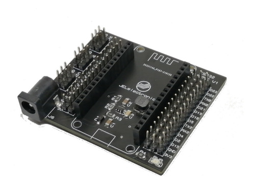 Imagen 1 de 4 de Base Shield Esp32 Esp32s Wifi Con Regulador 5v 2a