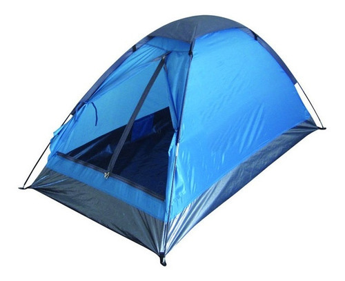 Carpa Camping 2 Personas Color Azul