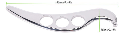 Masajeador De Placas Gua Sha Guasha De Acero Inoxidable, 5 U