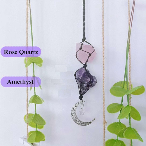 Accesorios Para Colgar: Cuarzo Rosa Y Espejo Retrovisor Deco
