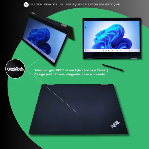Notebook Lenovo Thinkpad X13 Yoga Gen1 I5 10a Ger 16gb 256gb