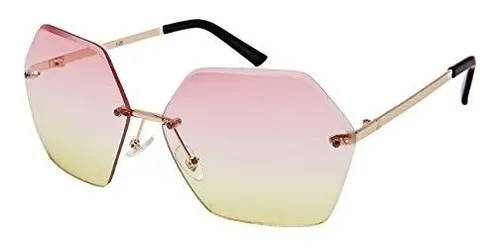 Edge i wear Oversized Hex gono Con Forma De Anteojos De Sol