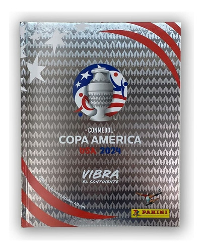 Álbum Plateado Copa América Usa 2024. Original Panini.