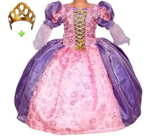 Disfraz Vestido Rapunzel Para Niña Disfraz Enredados | Meses sin intereses Disfraz Vestido Rapunzel Para Niña Disfraz Enredados | Meses sin intereses