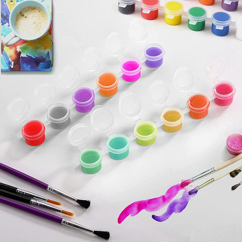 Q 150 Tiras For Botes De Pintura, 900 Botes De 2 Ml/0.07 Oz