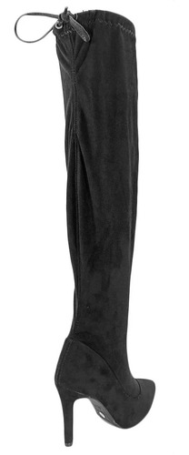 Botas Bucanera Vizzano Elastizada Cuero Gamuza Taco Aguja