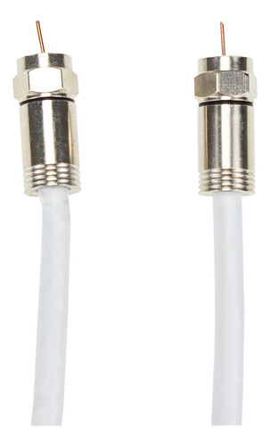 Cabo Rg59 Montado 12m P/ Antena De Tv 67% Malha C/ Conector