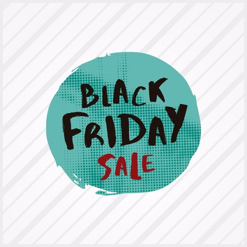 Adesivo Para Vitrine Black Friday Sale + Aplicador Grátis