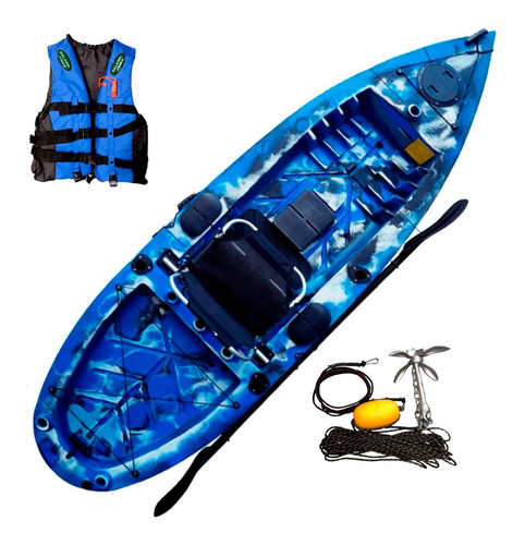 Kayak Caiaker Robalo Pro Completo C/fondeo Casa Del Pescador