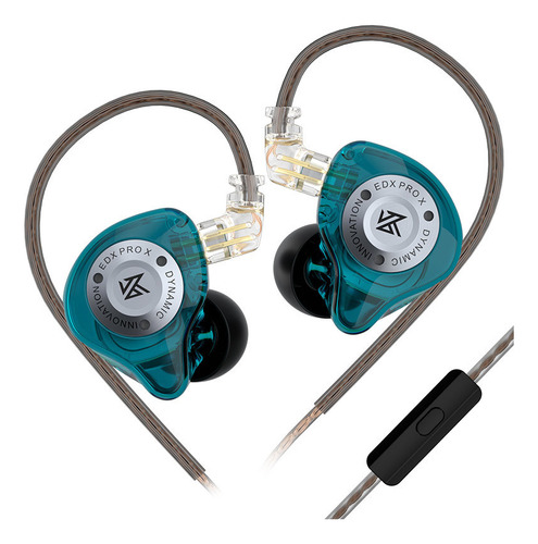 Auricular Con Cable Kz Edx Pro X In Ear Dynamic Drive