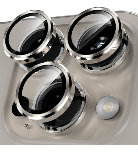Protector Lente Camara Para iPhone 15 Pro Natural Titanium