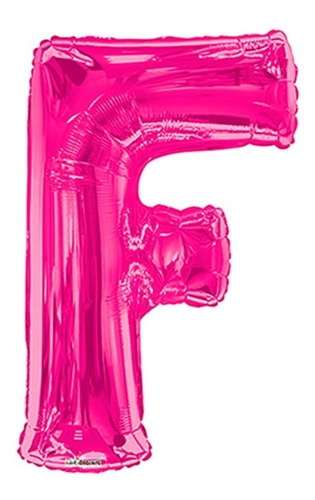 Balão Metalizado Letra F - Pink 40''   Festa Aniversário