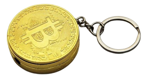 Encendedor Llavero Portatil Bitcoin Novedoso 