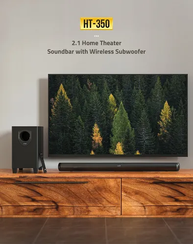 Barra De Sonido Con Subwoofer 2.1 110w Rms Hdmi Fenda Ht-350