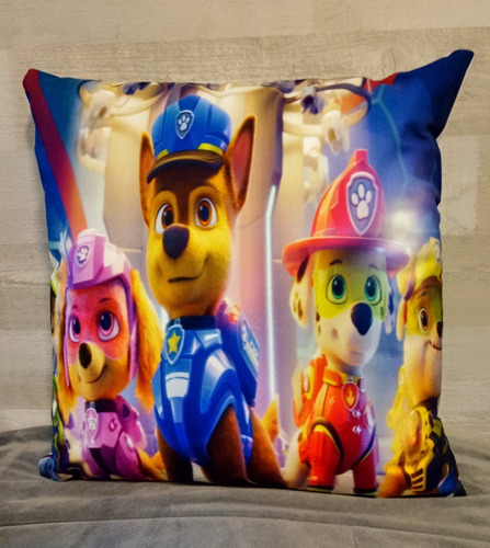 Paw Patrol En Funda Felpa Para Cojín 45x45 Cm Marsahll Chase