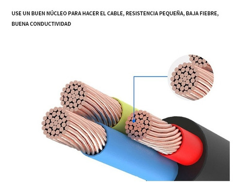 Imagen 7 de 7 de Cable De Alimentación Con 3 Clavijas Para Computadora 1.5 M