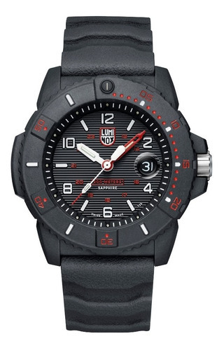 Reloj Luminox Para Hombre Navy Seal Xs.3615 Agente Oficial Color Del Fondo Negro Color De La Malla Negro Color Del Bisel Negro