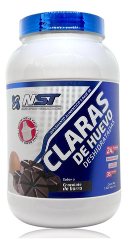 Claras De Huevo Chocolate De Barra 35 Serv Nst