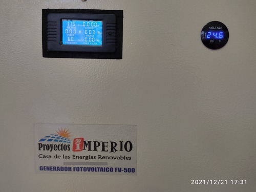 Imagen 4 de 10 de Generador Fotovoltaico Fv-500 Fuente Tv, Nevera Lavadora Led