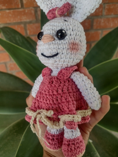 Peluche Tejido Coneja Amigurumi