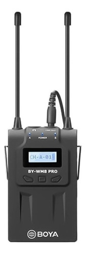 Receptor Uhf Sem Fio Boya Rx8 Pro Para Linha Wm8 Pro