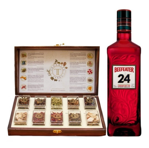 Estuche Indomita Terra Mixologia +gin Beefeater Dry 24 Red