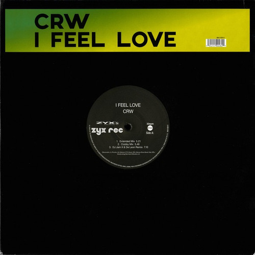 Crw I Feel Love Trance Lp Single Vinyl