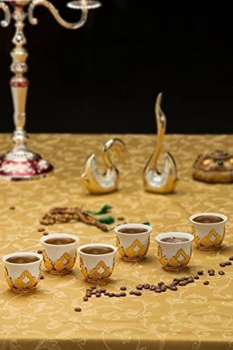 12 Pieces Stunning Espresso Turkish Greek Coffee Serving ... 