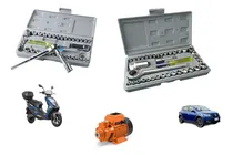 Comprar Herramientas Carros Juego De Raches Copas Kit Dado Mecanico