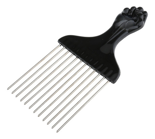 A 2pcs Peine Afro Ancho Dientes For Cabello Cortar Cepillo