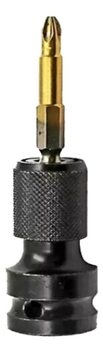 Adaptador de destornillador de impacto hexagonal 1/2 P/ 1/4