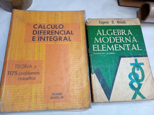 Libros Lote Algebra Cálculo Otro