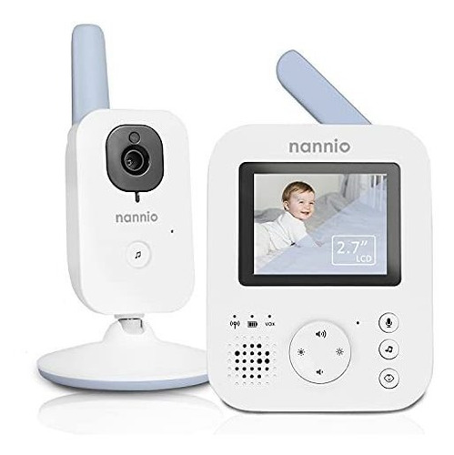 Monitor De Video Para Bebés Nannio Hero2 Con Pantalla Lcd A