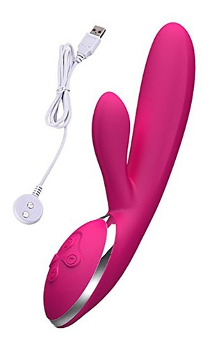 Vibrador Consolador Usb Masturbador Rabbit Femenino Sexshop