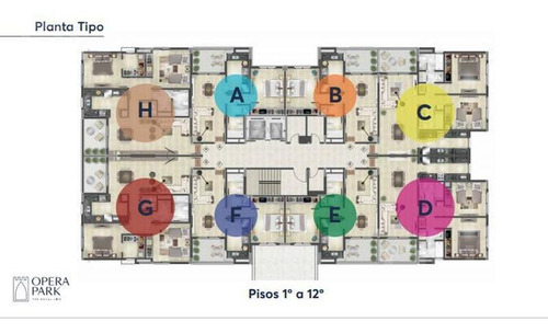 Imagen 14 de 17 de Departamento En Venta De 1 Dormitorio En Complejo Opera Park!!!