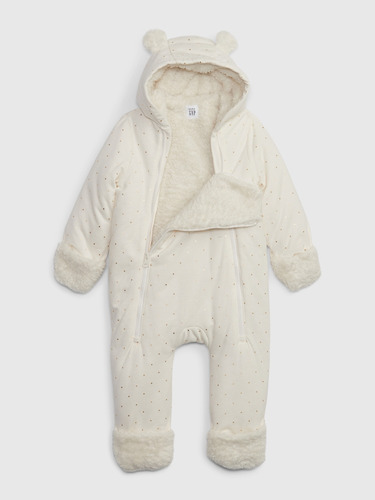 Abrigo Sherpa Corderito Campera  Bebe Osito Baby Gap