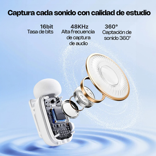 Microfone sem fio USB C para iPhone Boya com inteligência artificial