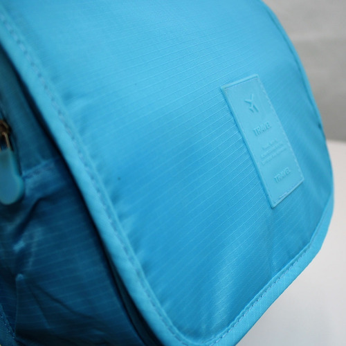 Neceser De Viaje Con Gancho Organizador De Articulos Basico Color Azul