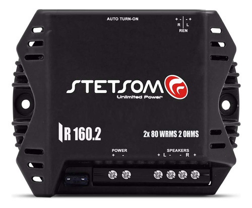 Amplificador Compacto Multi-canal 160w Rms Para Auto, Calida