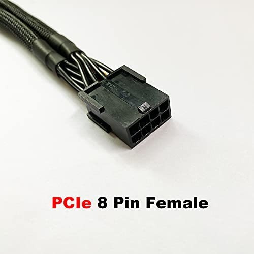 Amangny Gpu Vga Pci-e De 8 Pines Hembra A Doble 8 (6+2) Pine