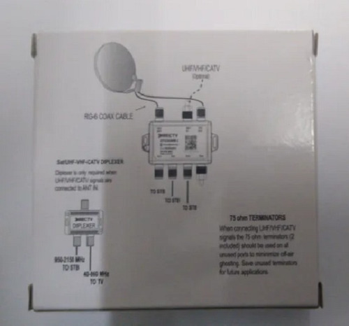 Imagen 2 de 2 de 5 Derivadores Splitter Hd Digital 2050mhz -4 Salidas Nitidez