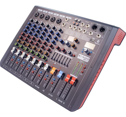 Mesa De Som Analógica K-audio Mp610 6 Canais Kadosh 2 Aux