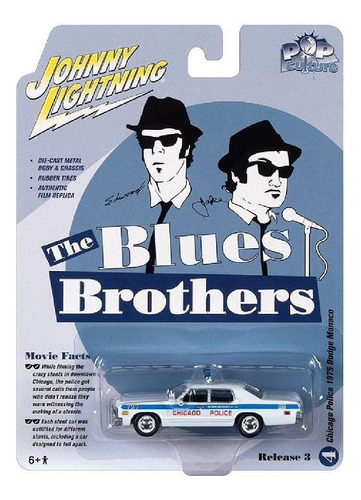 Johnny Lightning 1975 Dodge Monaco The Blues Brothers Pop